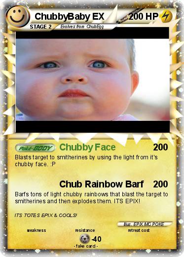 Pokemon ChubbyBaby EX