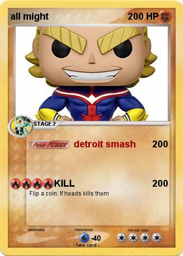 Pokemon all might