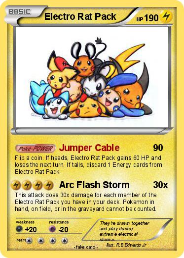 Pokemon Electro Rat Pack