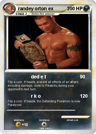 Pokemon randey orton ex