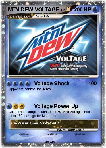 Pokemon MTN DEW VOLTAGE