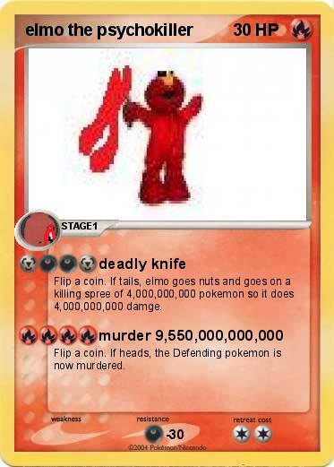 Pokemon elmo the psychokiller