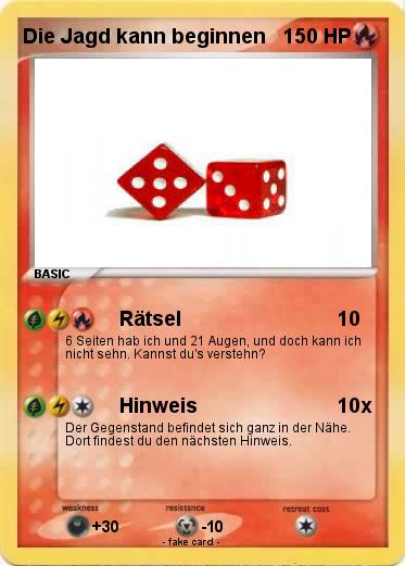 Pokemon Die Jagd kann beginnen
