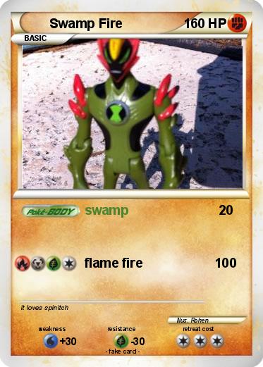 Pokemon Swamp Fire
