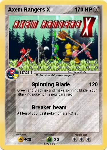 Pokemon Axem Rangers X