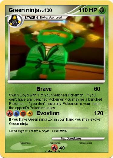 Pokemon Green ninja