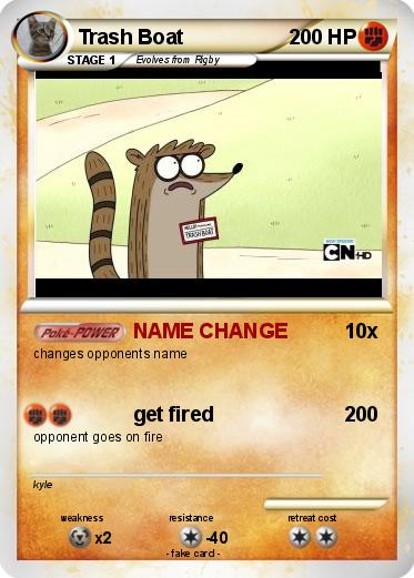 Pokemon Trash Boat