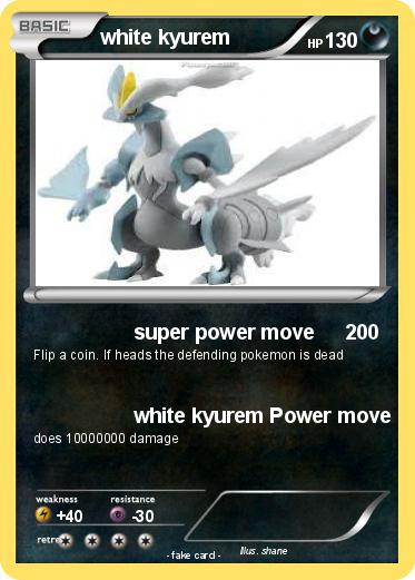 Pokemon white kyurem