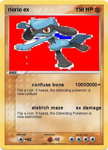 Pokemon riorio ex