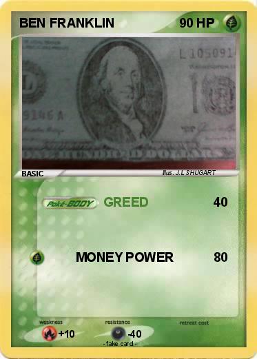 Pokemon BEN FRANKLIN