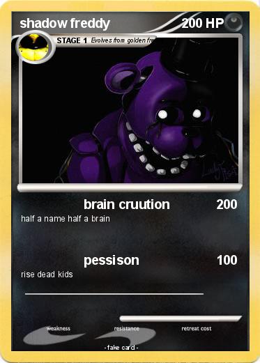Pokemon shadow freddy