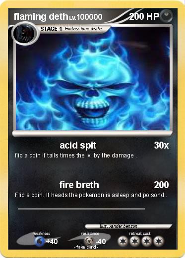 Pokemon flaming deth