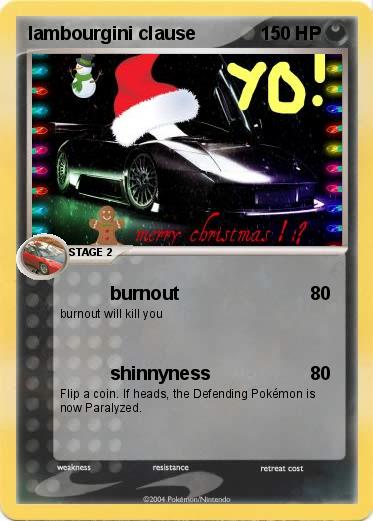 Pokemon lambourgini clause