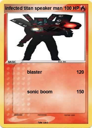 Pokemon infected titan speaker man