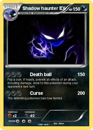 Pokemon Shadow haunter EX