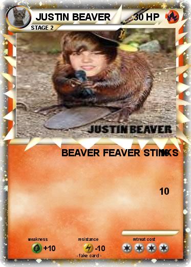Pokemon JUSTIN BEAVER