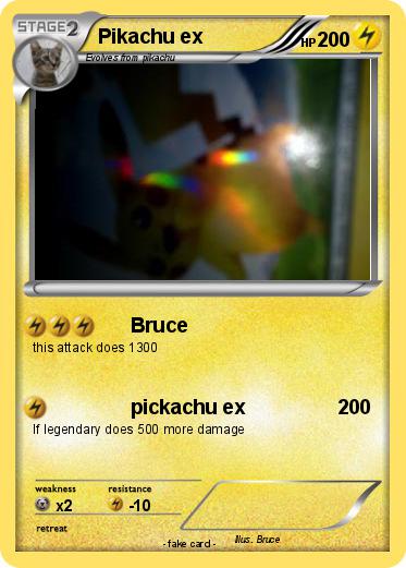 Pokemon Pikachu ex