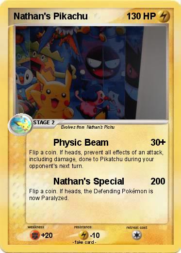 Pokemon Nathan's Pikachu