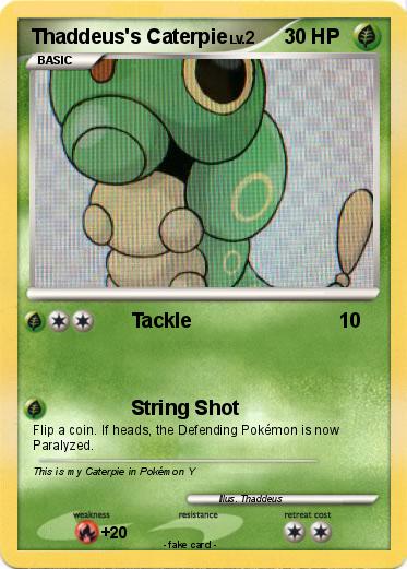 Pokemon Thaddeus's Caterpie