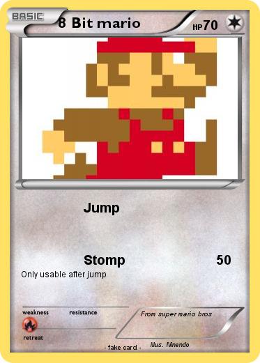 Pokemon 8 Bit mario