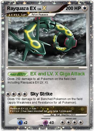 Pokemon Rayquaza EX