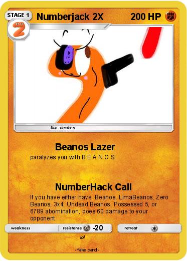 Pokemon Numberjack 2X