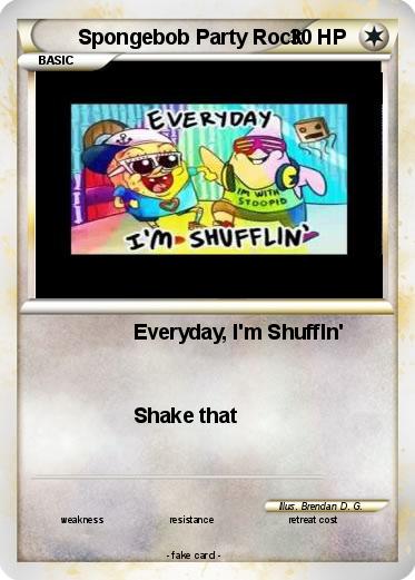 Pokemon Spongebob Party Rock
