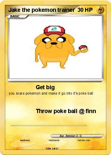 Pokemon Jake the pokemon trainer