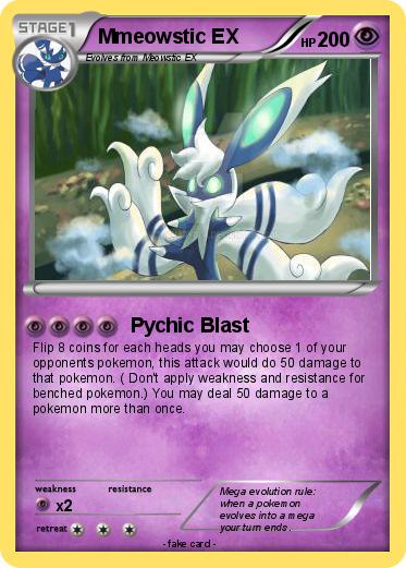 Pokemon Mmeowstic EX