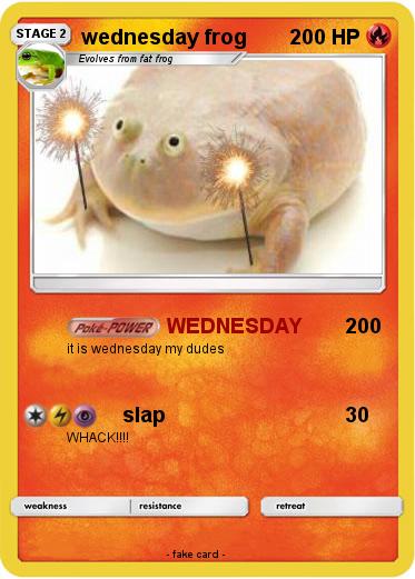 Pokemon wednesday frog