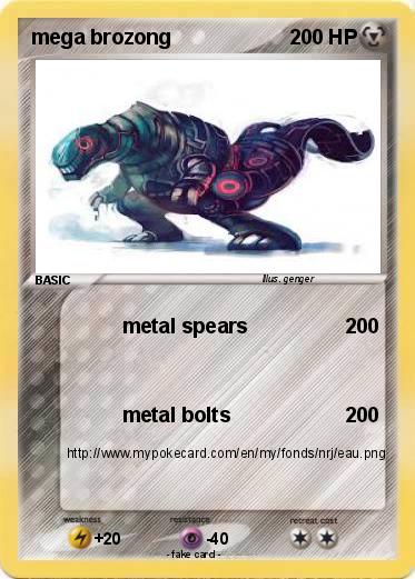 Pokemon mega brozong