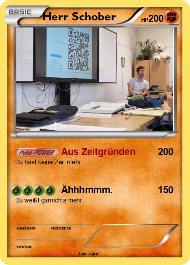 Pokemon Herr Schober