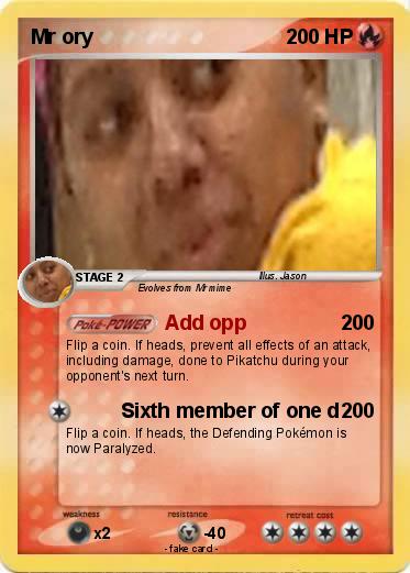 Pokemon Mr ory