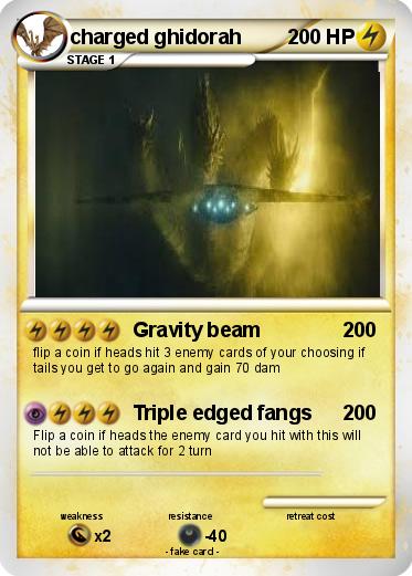 Pokemon charged ghidorah