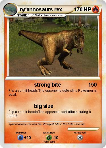 Pokemon tyrannosaurs rex
