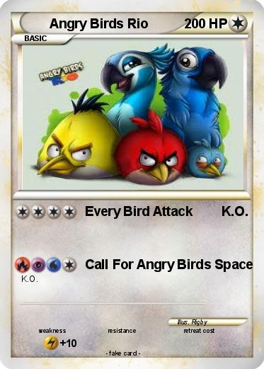 Pokemon Angry Birds Rio