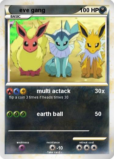 Pokemon eve gang