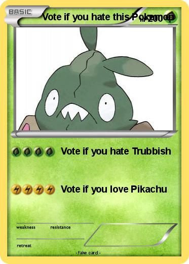 Pokemon Vote if you hate this Pokemon