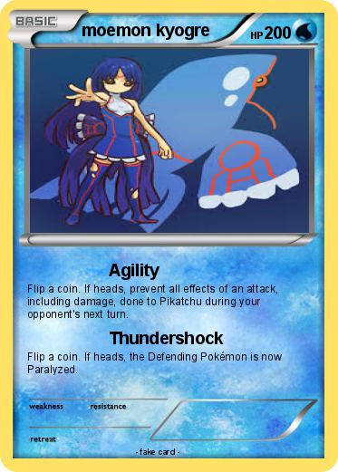 Pokemon moemon kyogre