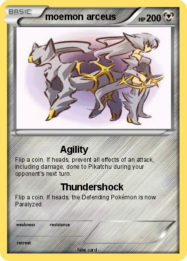 Pokemon moemon arceus