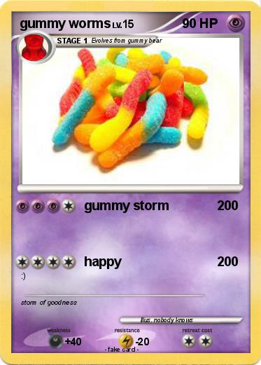 Pokemon gummy worms
