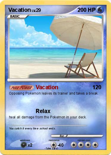 Pokemon Vacation