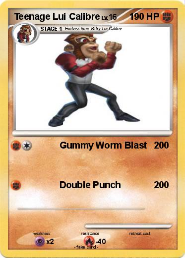 Pokemon Teenage Lui Calibre