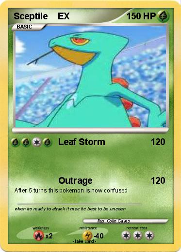 Pokemon Sceptile    EX