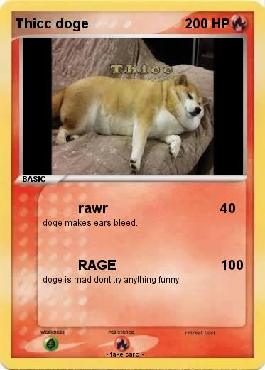 Pokemon Thicc doge