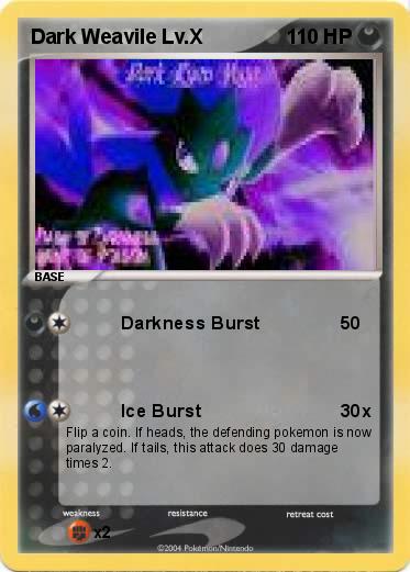 Pokemon Dark Weavile Lv.X