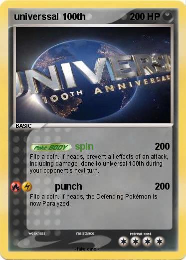 Pokemon universsal 100th