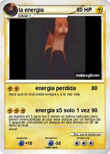 Pokemon la energia