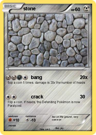 Pokemon stone