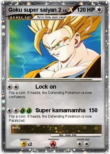 Pokemon Goku super saiyan 2